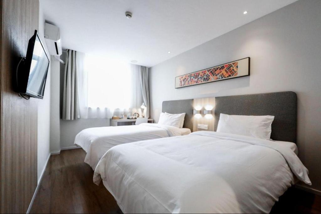 Hanting Hotel Shanghai Songjiang Xangai Exterior foto