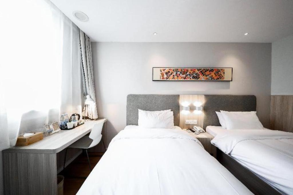 Hanting Hotel Shanghai Songjiang Xangai Exterior foto