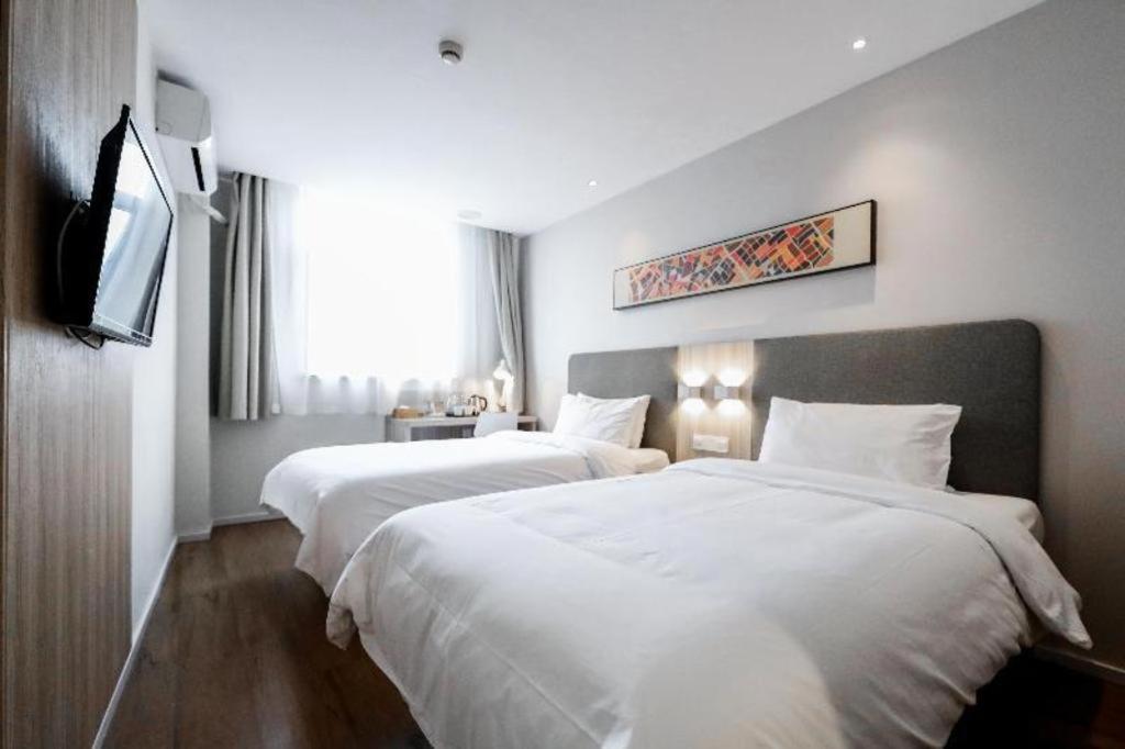 Hanting Hotel Shanghai Songjiang Xangai Exterior foto